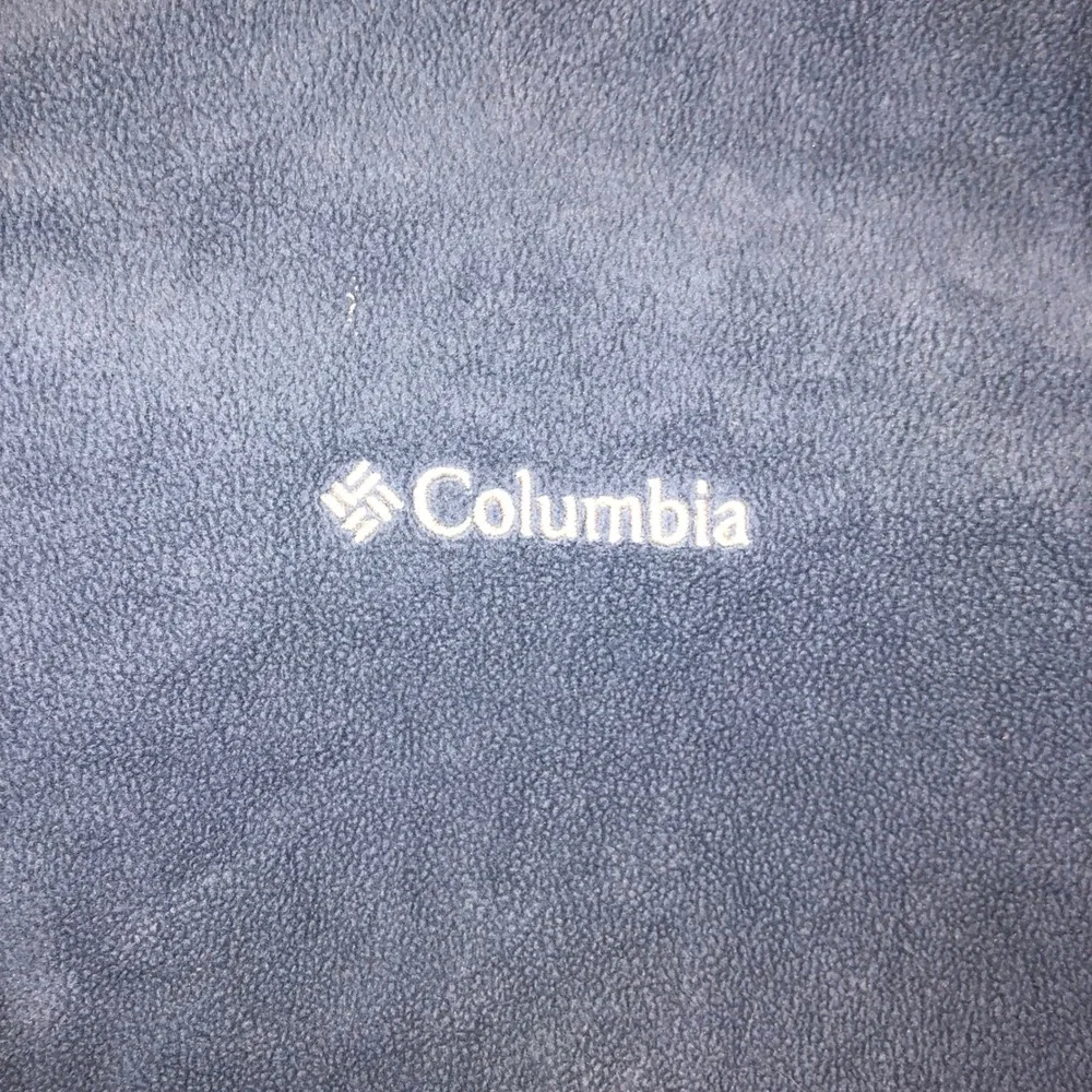 Columbia Mens Fleece Quarter Zip Pullover Navy Blue XM6279 Size L